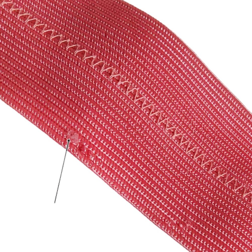 1980s Vintage Bright Pink Wide Woven Straw Belt With A Big Buckle M L NWOTs - Picture 4 of 5